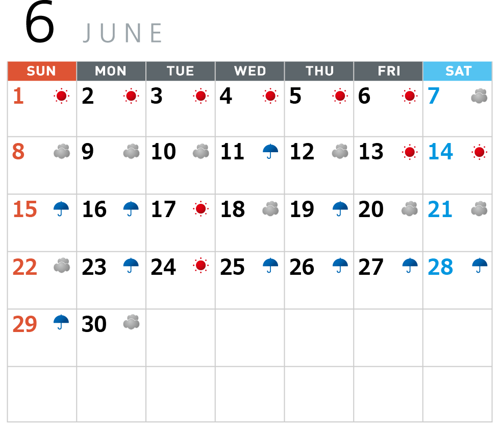 6月